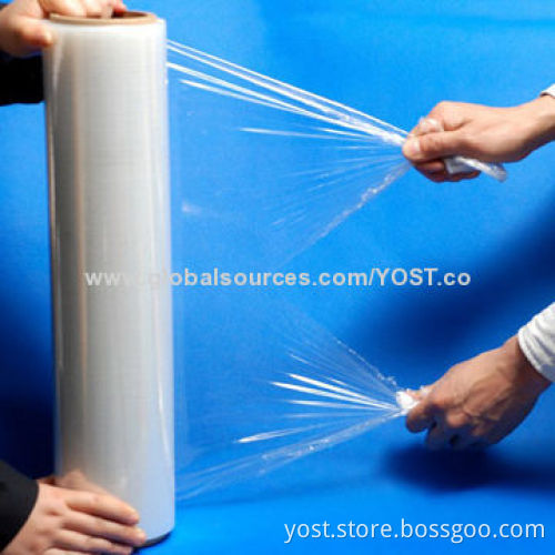 100% LDPE packaging stretch film from China, BSCI, EXXON Mobil